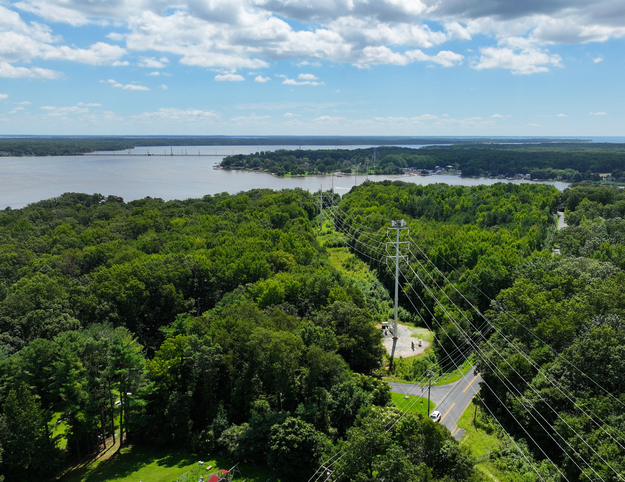 Aerial photo of the new property